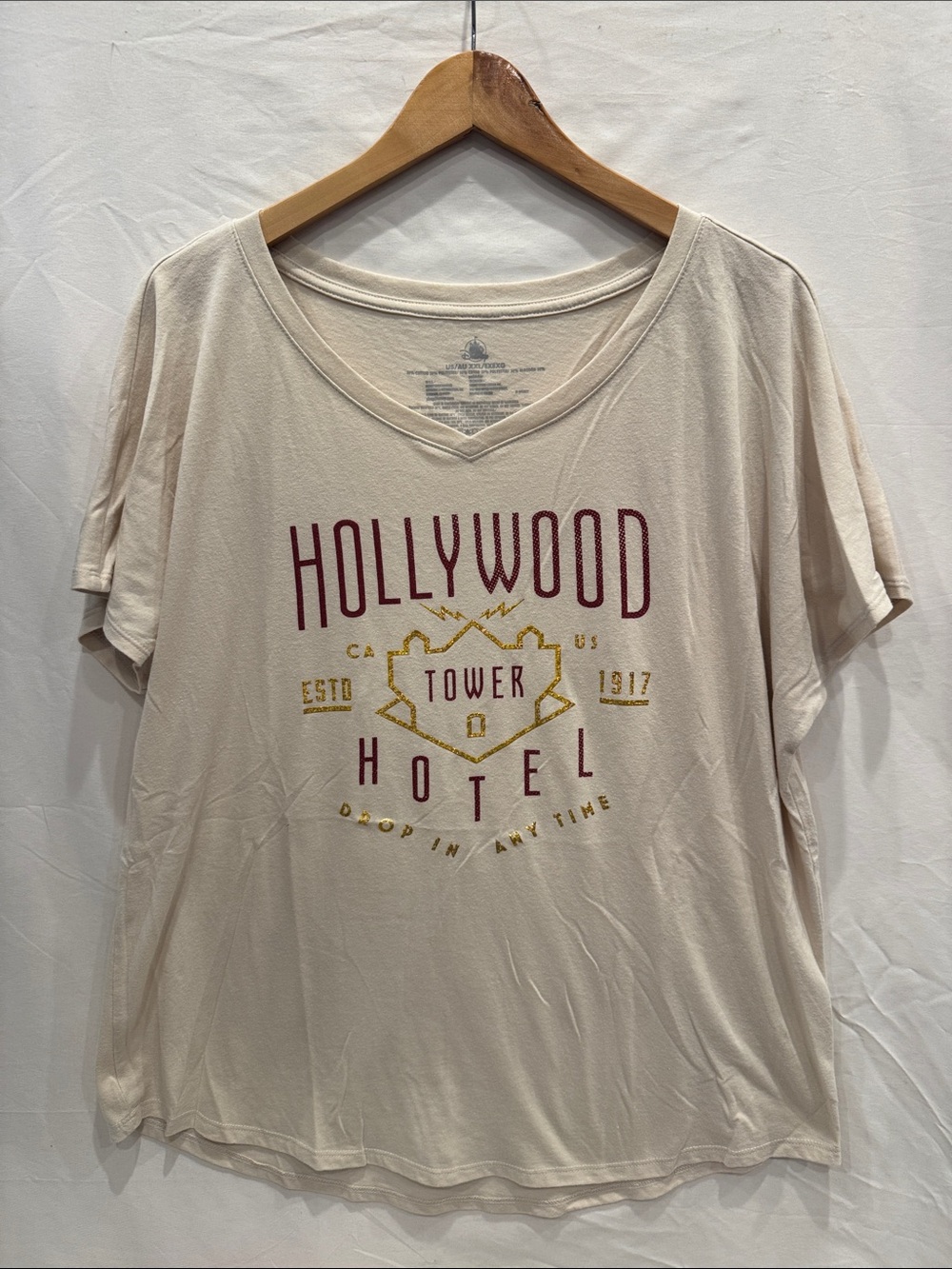 Disney Tower of Terror Hotel Exclusive T-Shirt Women’s XXL Hollywood Studios